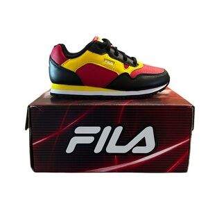 Fila Kids Sneakers Red Yellow Black